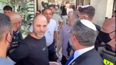 Filistinli esnaftan, İsrailli bakanın 'Buranın sahibi benim' sözlerine tokat gibi cevap