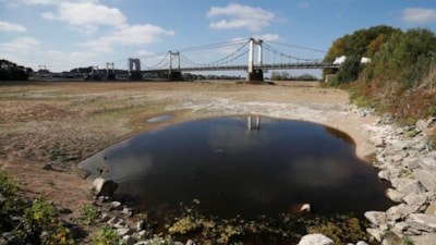 Fransa'da derelerin yüzde 25'i kurudu