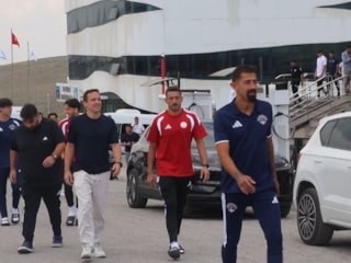 Kayseri'de kamp yapan takımlar aynı camide saf tuttu