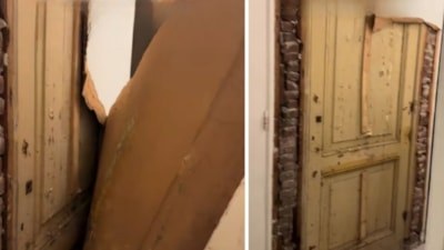 96 yıllık evi tadilat ettiler, gizli kapıyı açınca keşfettiler: Yıllardır kullanılmamış...