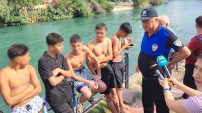 Adana'da sulama kanalına giren 7 kişiye 25 bin 942 TL ceza