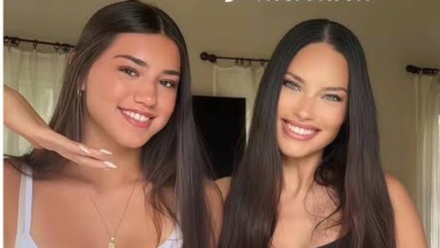 Adriana Lima'yı kızı giydirdi: Tarzı podyum hallerini solladı!