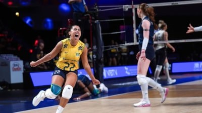 Brezilyalı voleybolcular finale yükselmenin mutluluğunu yaşıyor