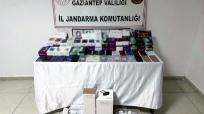 Gaziantep'te kaçakçılık operasyonu: 1,5 milyon TL değerinde malzeme ele geçirildi