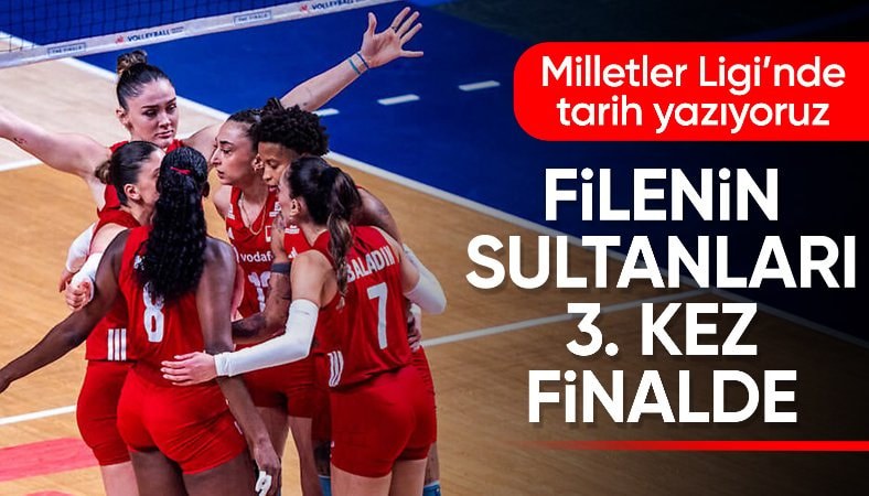 A Milli Kadın Voleybol Takımı, VNL'de 3. kez finale çıktı