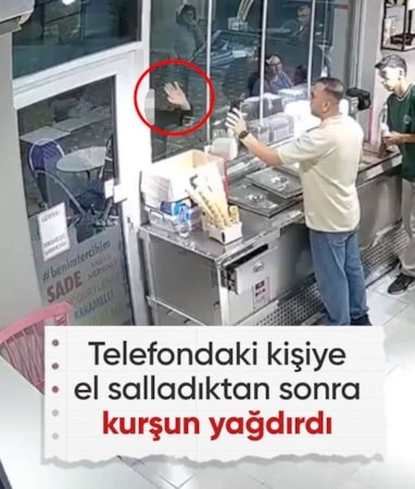 Adana'daki cinayetin kamera görüntüleri ortaya çıktı: Telefonda görüştüğü kişiye el sallayıp ateş açtı