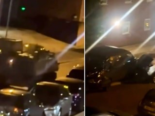 İngiltere'de alkollü askerler zırhlı araçla terör estirdi