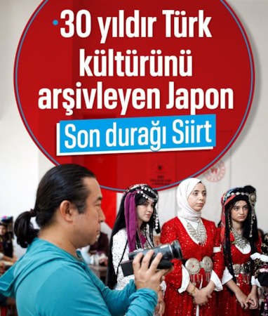 Japon araştırmacı, 30 yıldır Türk kültürünü arşivliyor