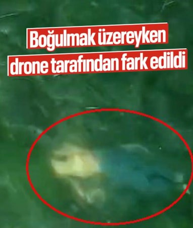 Balıkesir'de denizde can pazarı: Drone ile yeri belirlenen kişi son anda kurtarıldı