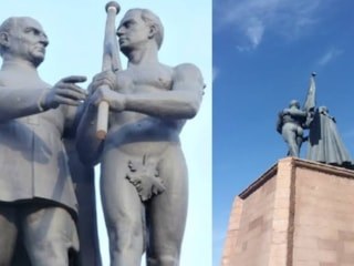Malatya'da çıplak heykel krizi: Vatandaşın yorumu gündem oldu