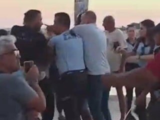 Aydın'da zabıta memurlarını darbeden dilenciler tutuklandı