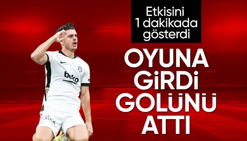 Milot Rashica, oyuna girer girmez gol attı