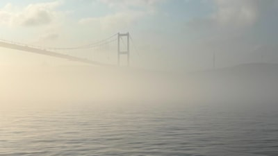 İstanbul Boğazı sisle kaplandı