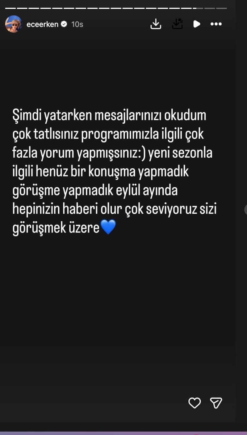 Ece Erken’in Gel Konuşalım’a dair afiş sürprizi ve yeni sezon mesajı