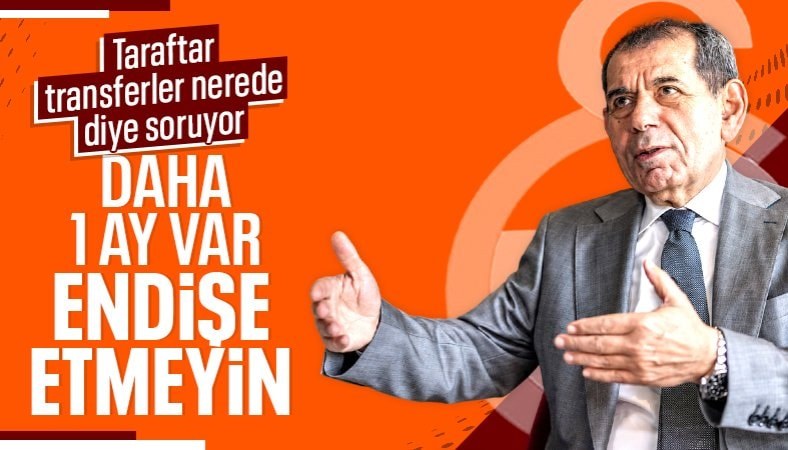 Dursun Özbek'ten transfer mesajı: Kimse endişe etmesin