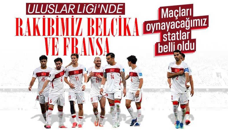 A Milli Takım'ın Belçika ve Fransa maçlarını oynayacağı statlar açıklandı