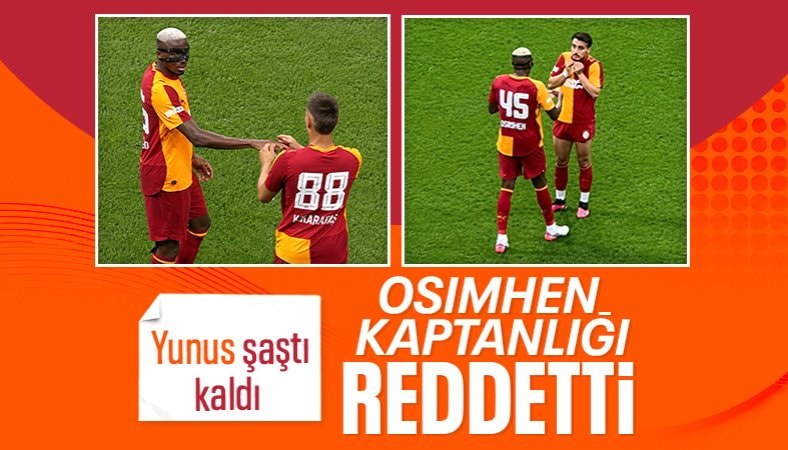 Victor Osimhen'den şaşırtan hareket: Kaptanlık pazubendini takmadı