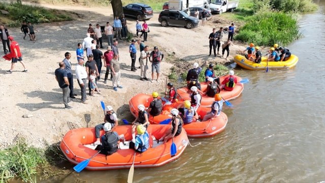 Çöplükten spor merkezine dönüşüm: Akyaka Kanyonu'nda rafting dönemi