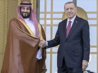 Cumhurbaşkanı Erdoğan, Prens Muhammed Bin Selman ile görüştü