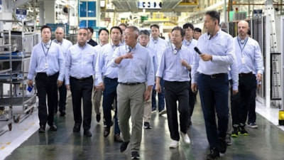 Hyundai patronu, IONIQ 3 üretimini İzmit fabrikasında denetledi