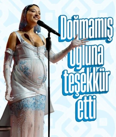 Oğluna teşekkür etti