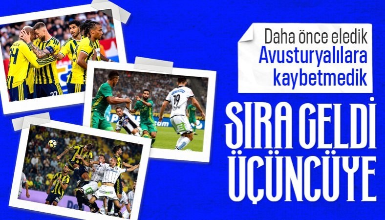 Fenerbahçe, tarihinde 3. kez Sturm Graz ile karşı karşıya gelecek