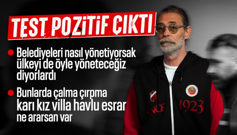 Erdal Beşikçioğlu’nun uyuşturucu testi pozitif çıktı