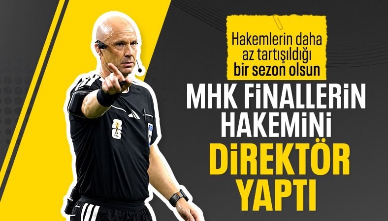 MHK açıkladı: Anthony Taylor, Elit Hakem Direktörü oldu!
