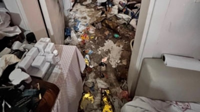 Sakarya'da hemşire evini çöplüğe çevirdi