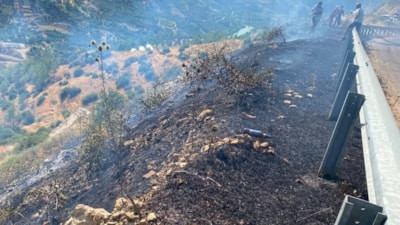 Mersin'de yangın: Ekipler havadan ve karadan müdahaleyle kontrol altına aldı