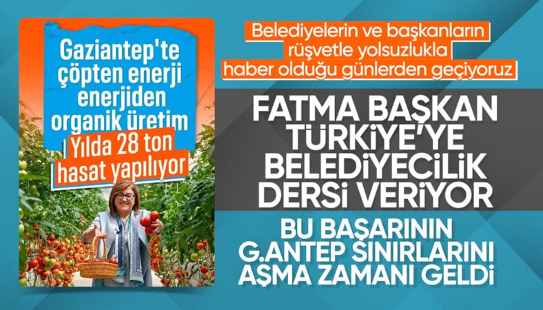 Gaziantep Büyükşehir Belediyesi'nden tarımda çevreci üretim modeli