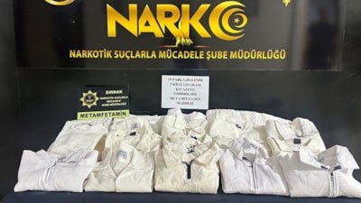 Şırnak'ta kıyafetlere emdirilmiş 7 kilo 115 gram metamfetamin ele geçirildi
