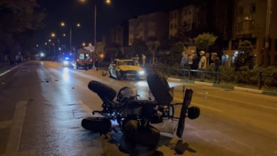 Bursa'da otomobille çarpışan ATV'nin sürücüsü öldü