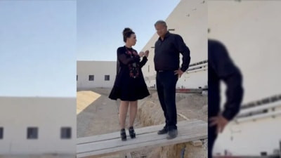 İsrail, Filistinlilerin tutulduğu Ketziot Hapishanesi'nin çevresine timsah yerleştirmek için hendekler kazıyor