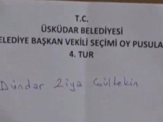 Üsküdar Belediye Başkan Vekili seçimlerine sayılmayan oylar gölge düşürdü