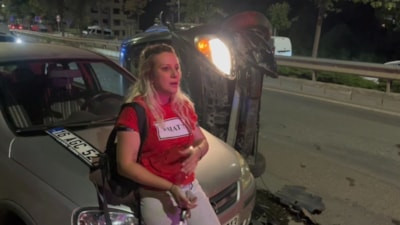 Bursa'da ortalığı birbirine kattı: Alkollü kadın, yaptığı kazayı hatırlamadı