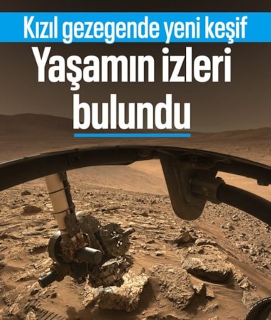 Mars yüzeyinin altında korunmuş organik karbon bulundu