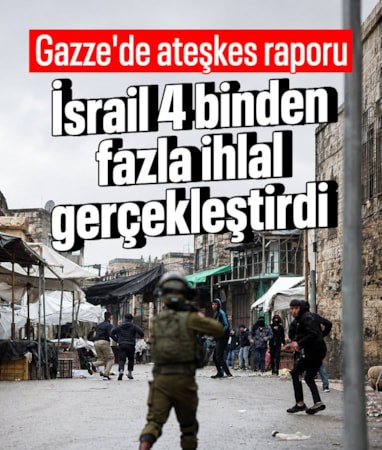 İsrail, Ekim 2025'ten beri 4 bin 91 kez ateşkesi ihlal etti