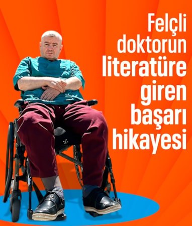 Sivas'ta felçli doktor, başarısıyla tıp literatürüne girdi
