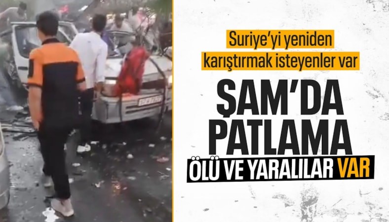 Suriye'de patlama meydana geldi: Ölü ve yaralılar var