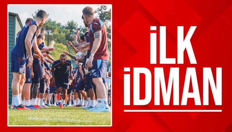 Muhammed Salah, Trabzonspor'da ilk antrenmanına çıktı