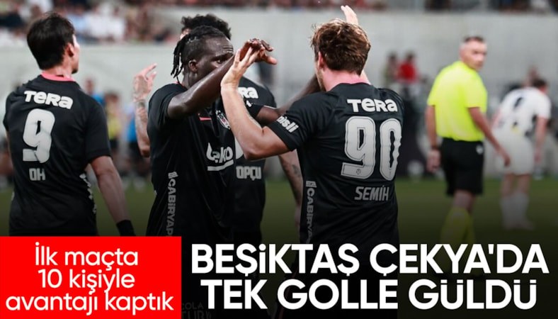 Beşiktaş, Hradec Kralove'yi tek golle yıktı