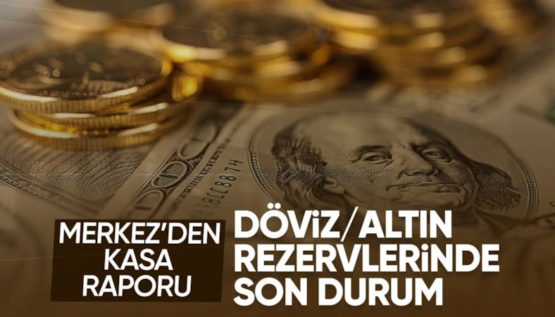 Merkez Bankası'nın toplam rezervleri 164,4 milyar dolara yükseldi