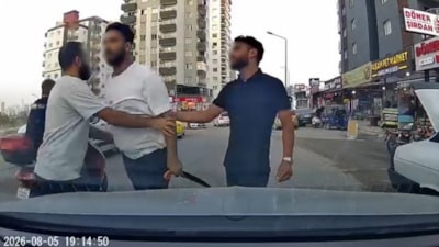 Adana'da trafikte testere ile saldıran şüpheli tutuklandı