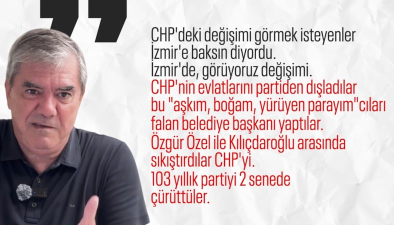 Yılmaz Özdil'den Özgür Özel eleştirisi: Bu kepazelikler yüzünden
