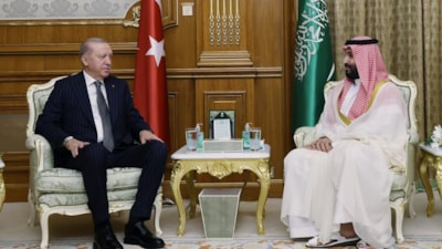 Cumhurbaşkanı Erdoğan, Veliaht Prens bin Selman ile görüştü