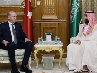 Cumhurbaşkanı Erdoğan, bin Selman ile görüştü
