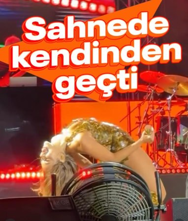 Sahne dansı olay oldu