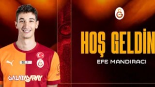 Galatasaray, Efe Mandıracı ile 2 yıllık sözleşme imzaladı