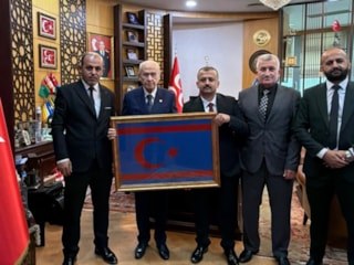 Suriye Türkmenlerinden Devlet Bahçeli'ye ziyaret: Suriye ordusunda yeniden yapılanma gündemi